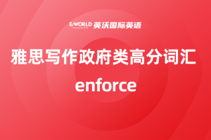雅思写作政府类高分词汇 enforce