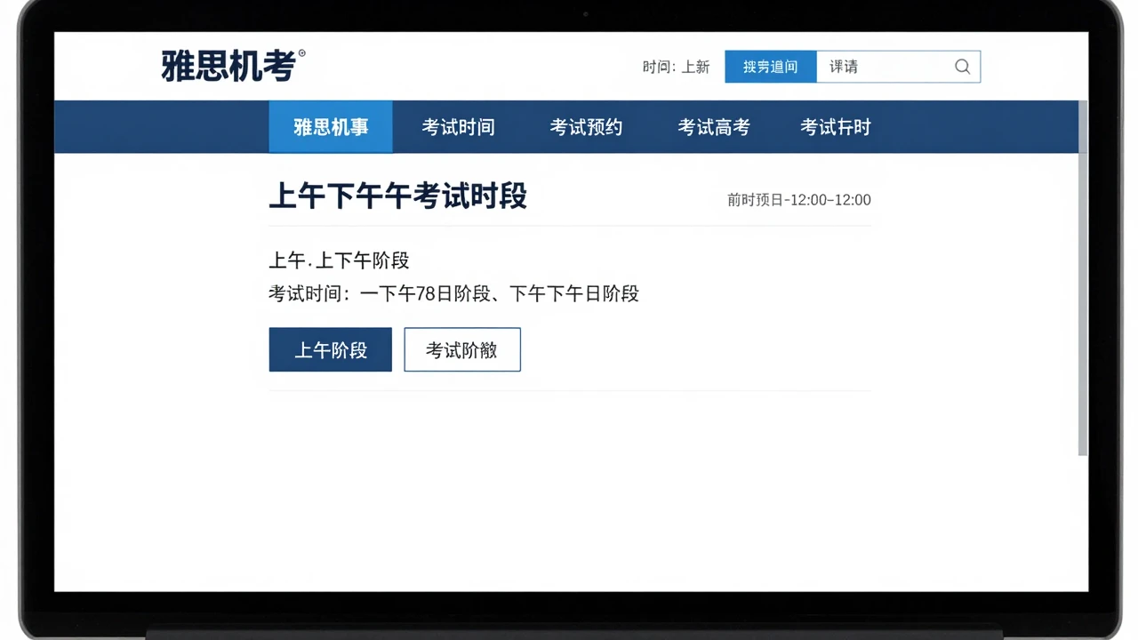 雅思机考上下午场次自由选择
